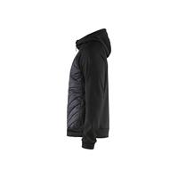 Blåkläder Hybride sweater 34632526 | Zwart/Donkergrijs | Maat M - 7330509713488 - thumbnail