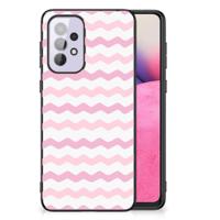 Samsung Galaxy A33 5G Back Case Waves Roze - thumbnail