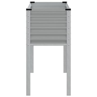 VidaXL Plantenbak 100x45x90 cm staal grijs VidaXL Plantenbak 100x45x90 cm staal grijs