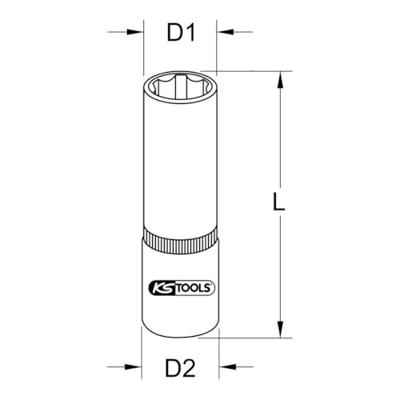 KS Tools 9631240 9631240 Verwisselbare kop 19 mm