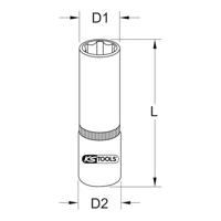 KS Tools 9631240 9631240 Verwisselbare kop 19 mm - thumbnail