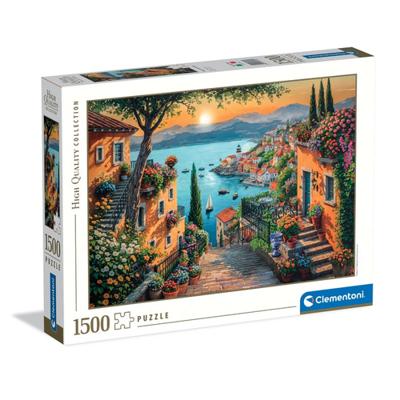 Clementoni legpuzzel kunst trappetje naar de haven, 1500st. Clementoni legpuzzel kunst trappetje naar de haven, 1500st.