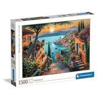 Clementoni legpuzzel kunst trappetje naar de haven, 1500st. - thumbnail