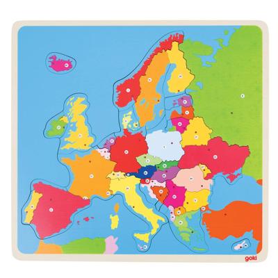 Goki houten puzzel europa