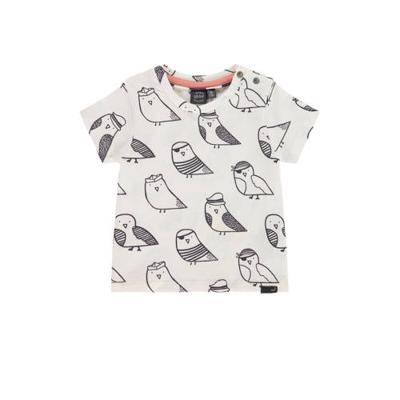 Babyface baby T-shirt met dierenprint wit Babyface baby T-shirt met dierenprint wit