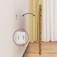 Hoofdbord wandmontage 96x3x63 cm massief grenenhout honingbruin - thumbnail