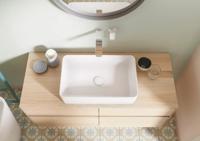 Villeroy & Boch Collaro Opzetwastafel 56x36x14,5cm wit alpin - thumbnail