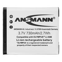 Ansmann LI-50B Camera-accu Vervangt originele accu LI-50B 3.7 V 730 mAh - thumbnail