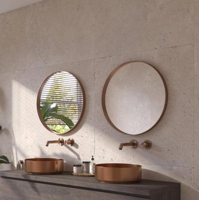 Ben Mimas ronde spiegel Ø60cm geborsteld koper