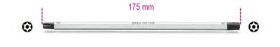 Beta Omkeerbare schroevendraaier klingen voor Tamper Resistant Torx® schroeven 1281RTX/5 - 012810363