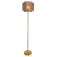 Staande lamp goud By Rydens 'Hermine' matt messing E27 157cm - thumbnail