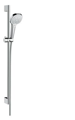 Hansgrohe Croma Select E Multi glijstangset 90cm chroom/wit