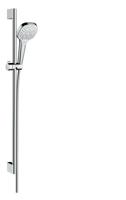 Hansgrohe Croma Select E Multi glijstangset 90cm chroom/wit - thumbnail