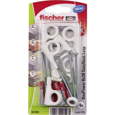 Fischer DuoPower 6x30 EasyHook Loop K (6) Plugassortiment 557926 1 set(s) Fischer DuoPower 6x30 EasyHook Loop K (6) Plugassortiment 557926 1 set(s)