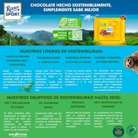 Chocolade Ritter Sport puur 100gr | 12 stuks - thumbnail