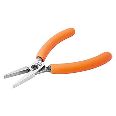Bahco Precisieplatbektang | compact | oranje PVC-handgrepen | 129 mm - industrieverpakking - C3430IP