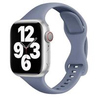 Sportbandje Slim Fit - Grijsblauw - Geschikt voor Apple Watch 38mm / 40mm / 41mm / 42mm - thumbnail