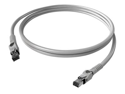 EasyLan VarioBoot patchkabel Cat.6A, S/FTP, grijs, 0,5 m