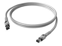 EasyLan VarioBoot patchkabel Cat.6A, S/FTP, grijs, 0,5 m - thumbnail