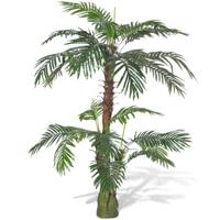 VidaXL Kunstplant cycaspalm 150 cm groen - thumbnail