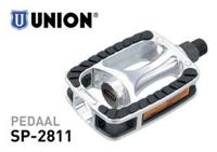 Union Pedalen sp-2811 aluminium antislip zilver - thumbnail