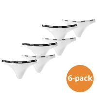 Puma Bikini Slip Dames Wit 6-Pack-S - thumbnail