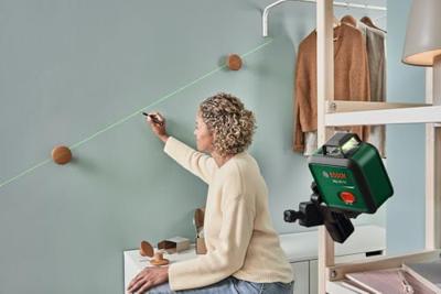 BOSCH PLL 360-1 G lijnlaser - Inclusief TT120 statief, beschermhoes, gebruikershandleiding en batterijen