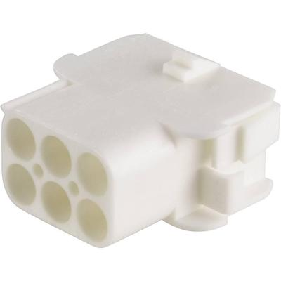 TE Connectivity 350781-1 Female behuizing (kabel) Universal-MATE-N-LOK Totaal aantal polen: 6 Rastermaat: 6.35 mm Inhoud: 1 stuk(s)