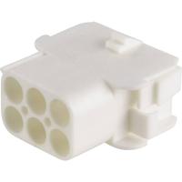 TE Connectivity 350781-1 Female behuizing (kabel) Universal-MATE-N-LOK Totaal aantal polen: 6 Rastermaat: 6.35 mm Inhoud: 1 stuk(s) - thumbnail