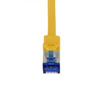 LogiLink C6A077S RJ45 CAT 6A S/FTP 5.00 m Geel 1 stuk(s) - thumbnail
