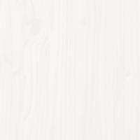 Bedframe zonder matras massief grenenhout wit 75x190 cm - thumbnail