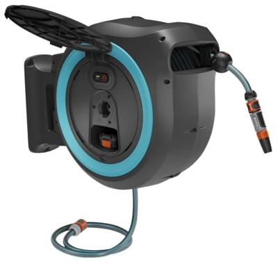 Gardena Wandslangenbox PowerRoll XL | Incl. 18V accu + lader - 18640-20 - thumbnail