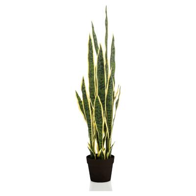 Emerald kunstplant in kunststof pot sanseveria 97 cm