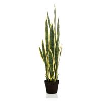 Emerald kunstplant in kunststof pot sanseveria 97 cm - thumbnail