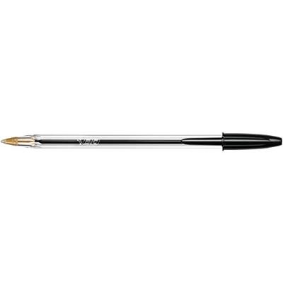 BIC 942911 Balpen (wegwerp) Cristal Zwart 0.4 mm Onuitwisbaar: Ja 100 stuk(s)