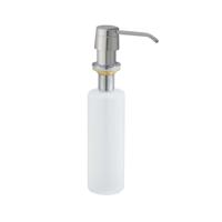 Inbouw zeeppompje chroom kunststof fles 250ml - thumbnail