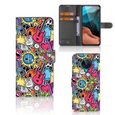 Xiaomi Poco F2 Pro | Wallet Case | met Pasjes | Punk Rock