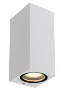 Lucide ZARO - Wandspot / Wandlamp Binnen/Buiten - 2xGU10 - IP65 - Wit - thumbnail