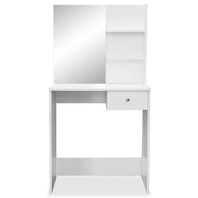 Kaptafel 75x40x141 cm spaanplaat wit