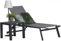Trestino ligbed sunlounger antraciet - thumbnail