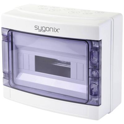 Sygonix SY-5491854 Kleine verdeelkast Oppervlakmontage Aantal groepen: 12 Aantal rijen: 1 Inhoud: 1 stuk(s) Sygonix SY-5491854 Kleine verdeelkast Oppervlakmontage Aantal groepen: 12 Aantal rijen: 1 Inhoud: 1 stuk(s)