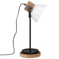 VidaXL Bureaulamp 25 w e27 17x17x50 cm wit - thumbnail