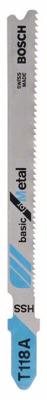 Bosch Accessoires Decoupeerzaagblad T 118 A Basic for Metal 3st - 2608631507