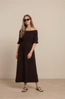 Studio Anneloes Saturday Dress 13803 Jurk 8700 Espresso - thumbnail