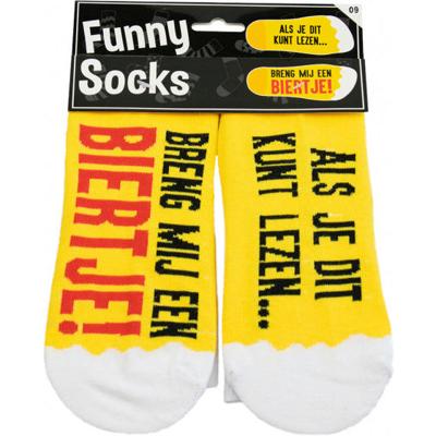 Funny socks breng mij een biertje