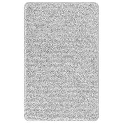 VidaXL Antislip badmat grijs 50 x 80 cm pp