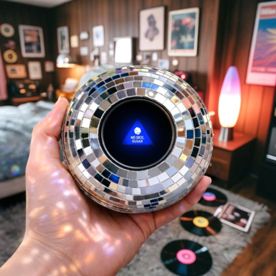 Disco Beslissingsbal - 20 Antwoorden - Grappig Retro Cadeau