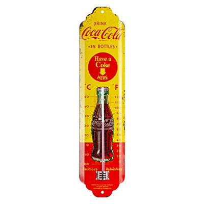 TFA Dostmann NOSTALGIC ART Coca Cola 12.2060.10 Thermometer Geel, Rood TFA Dostmann NOSTALGIC ART Coca Cola 12.2060.10 Thermometer Geel, Rood