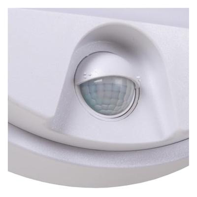 Lucide HUPS IR - Wandlamp Binnen/Buiten - Ø 21 cm - LED - 1x10W 3000K - IP54 - Bewegingssensor - Wit