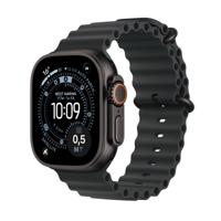 Apple Watch Ultra 3 GPS + Cellular - 49 mm - Zwarte titanium kast - Zwarte OceanBand-band - thumbnail